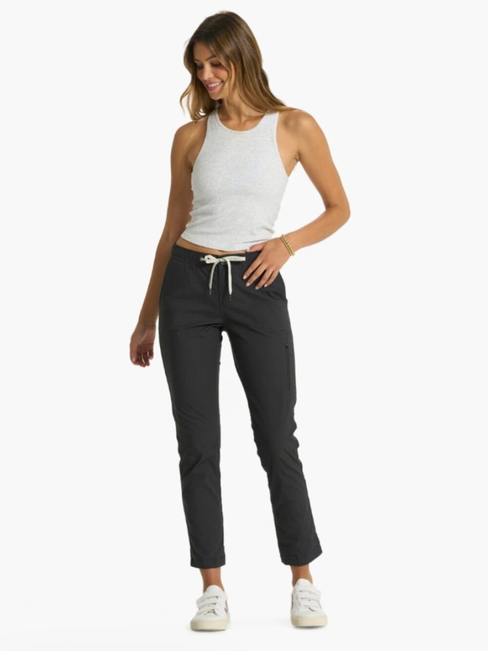 Vuori Ripstop Jogger Pants Charcoal Gray Granola Athleisure Travel Hiking Sz M